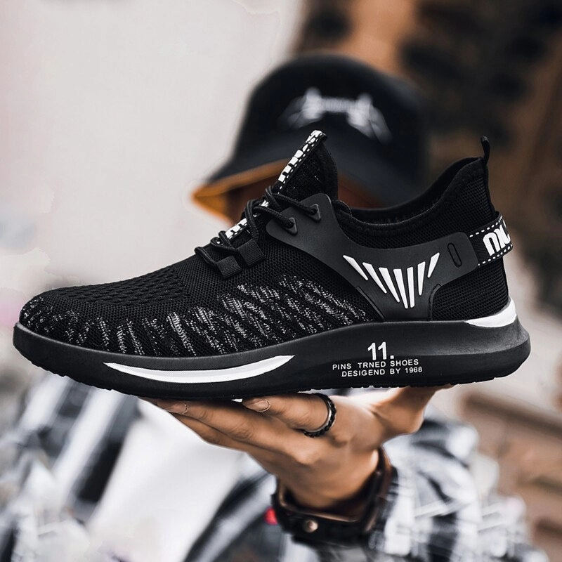 Men's sports running shoes elastic non-slip breathable fashion men's shoes vulcanized shoes Roshe Running Shoes