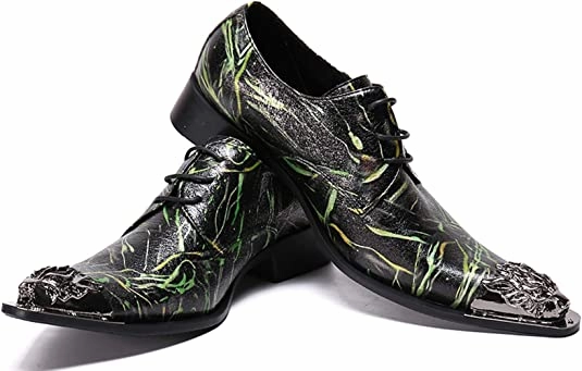 Men's Western Derby Metal Dragon Tip World War 2 Combat Boots