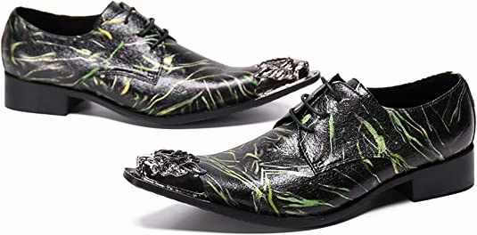 Men's Western Derby Metal Dragon Tip Best Slip On Work Boots