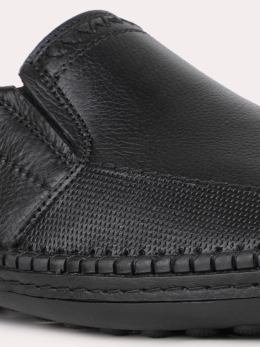 Mens Black Solid Pointed Toe Casual Shoes Casual Shoes Winter