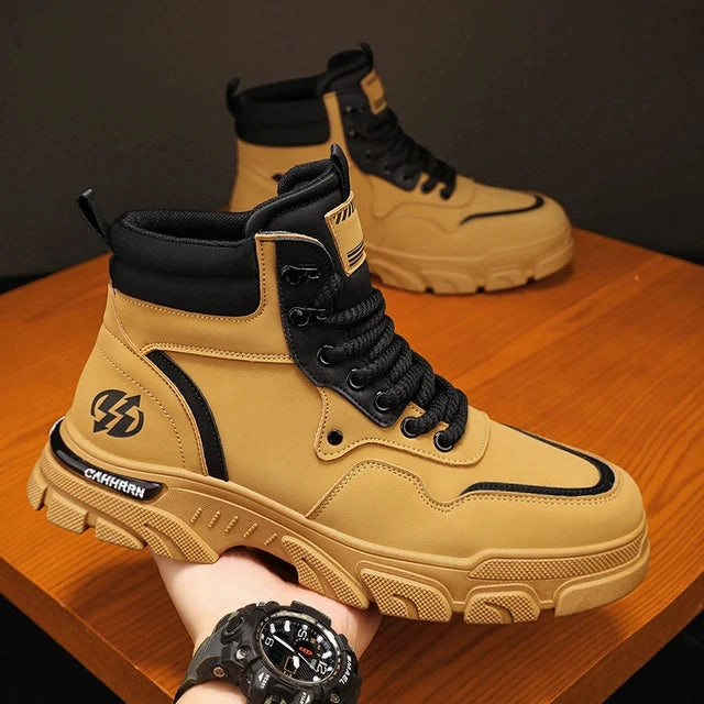 Mens Boots Shoes Tactical Military Combat Steel Blue Work Boots