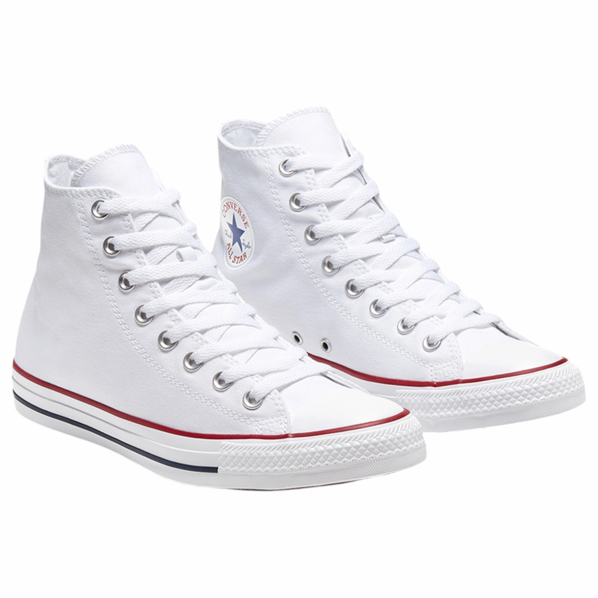 Mens Converse Chuck Taylor All Star Optical White Hi Top Lace Up Casual Shoe Casual Mesh Shoes