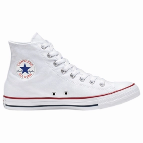 Mens Converse Chuck Taylor All Star Optical White Hi Top Lace Up Casual Shoe Casual Shoes Chinos
