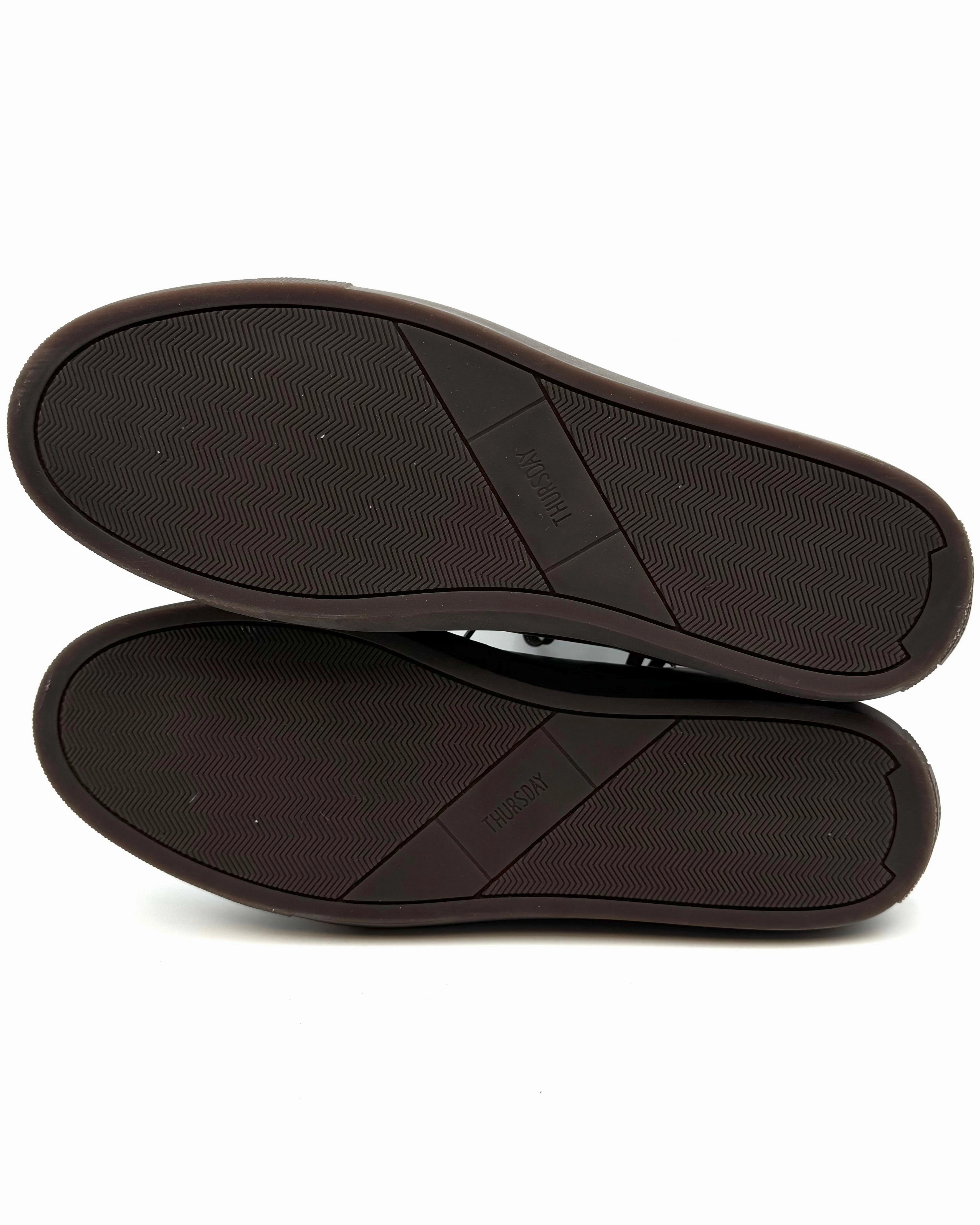 Cavender Boots MENS Espresso Brown Leather Sneakers - Size 12.5