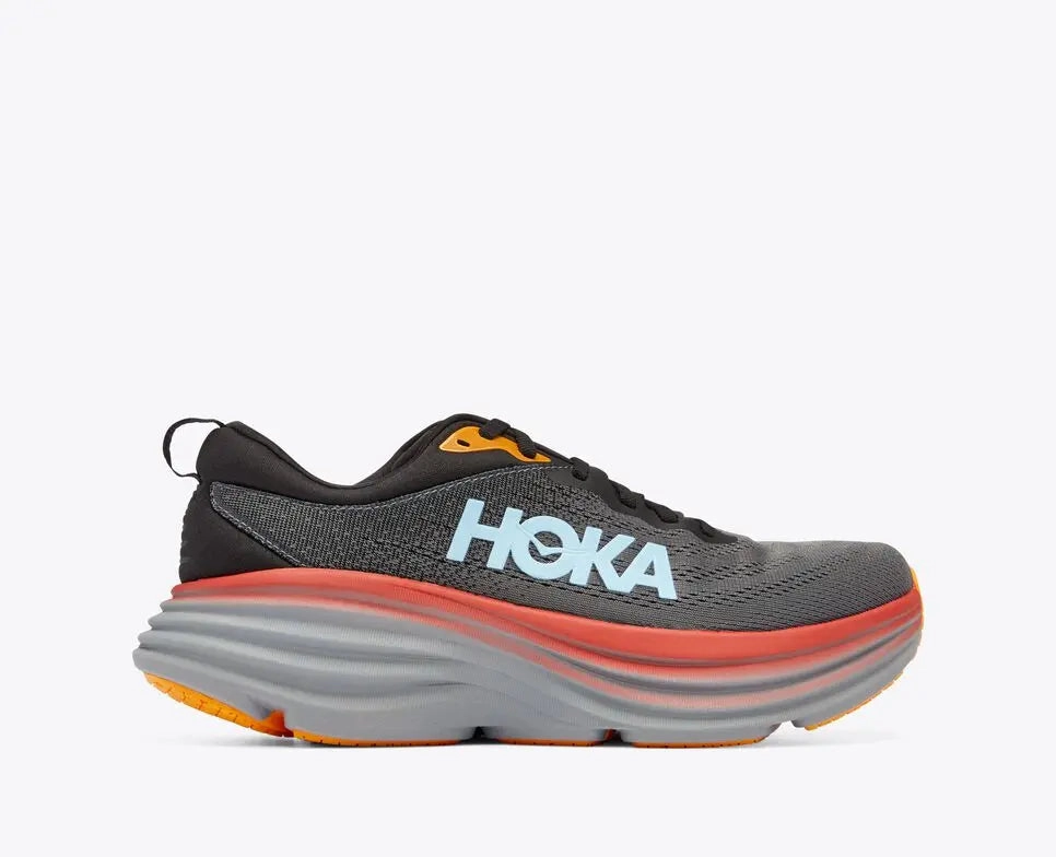 Mens Hoka Bondi 8  Ultra-Cushioned for a Smooth, Balanced Ride In Store