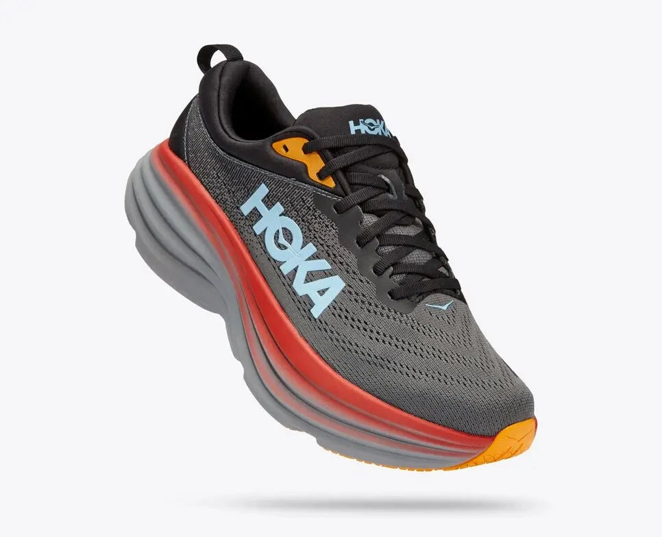 Mens Hoka Bondi 8  Ultra-Cushioned for a Smooth, Balanced Ride Arthritis