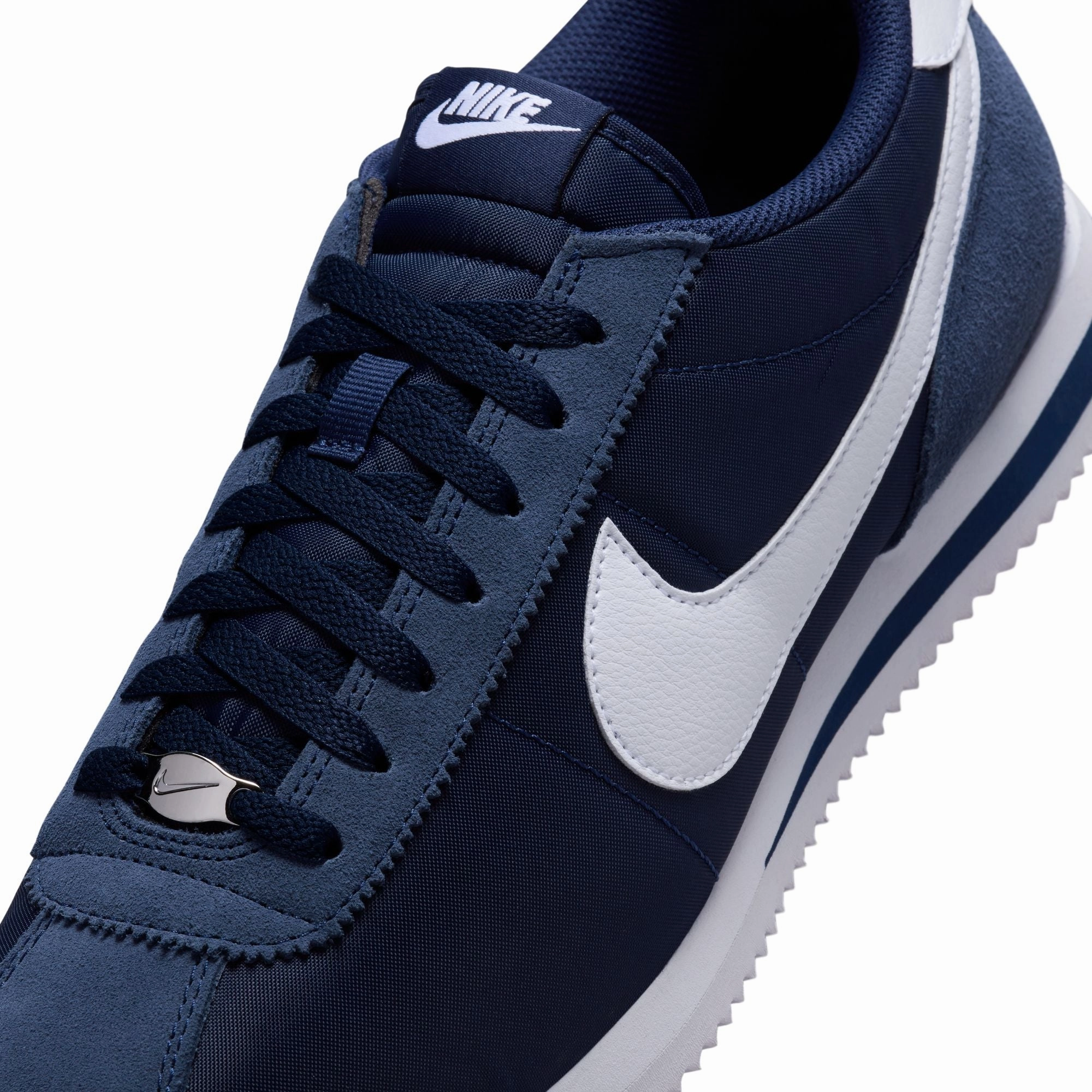 MENS NIKE CORTEZ TXT (MIDNIGHT NAVY/WHITE) Hailey Bieber Asics Shoes