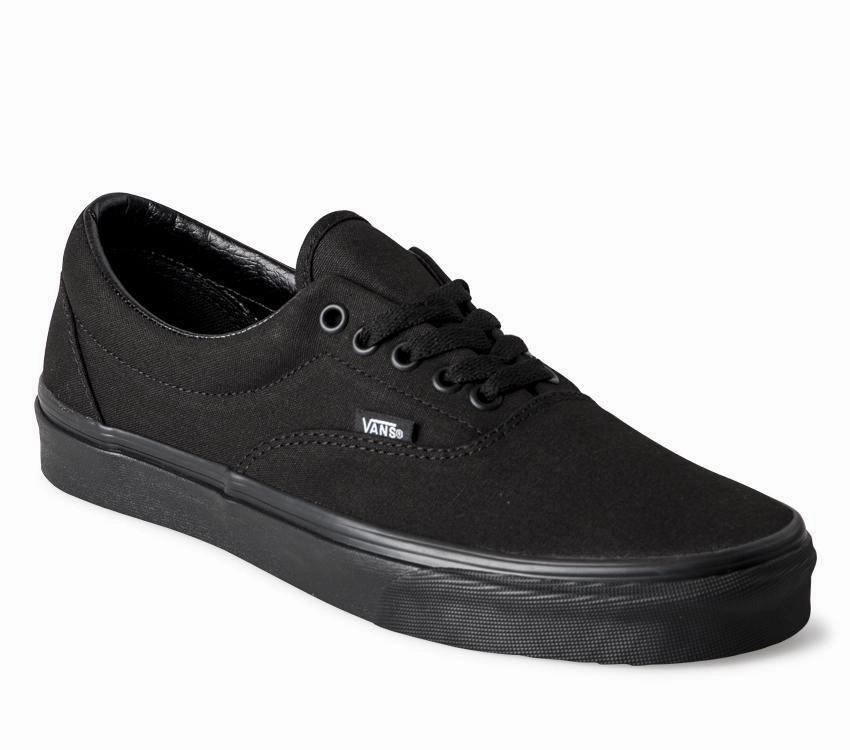 Hope Casual Shoe Mens Vans Authentic Era Skate Shoes Black/Black