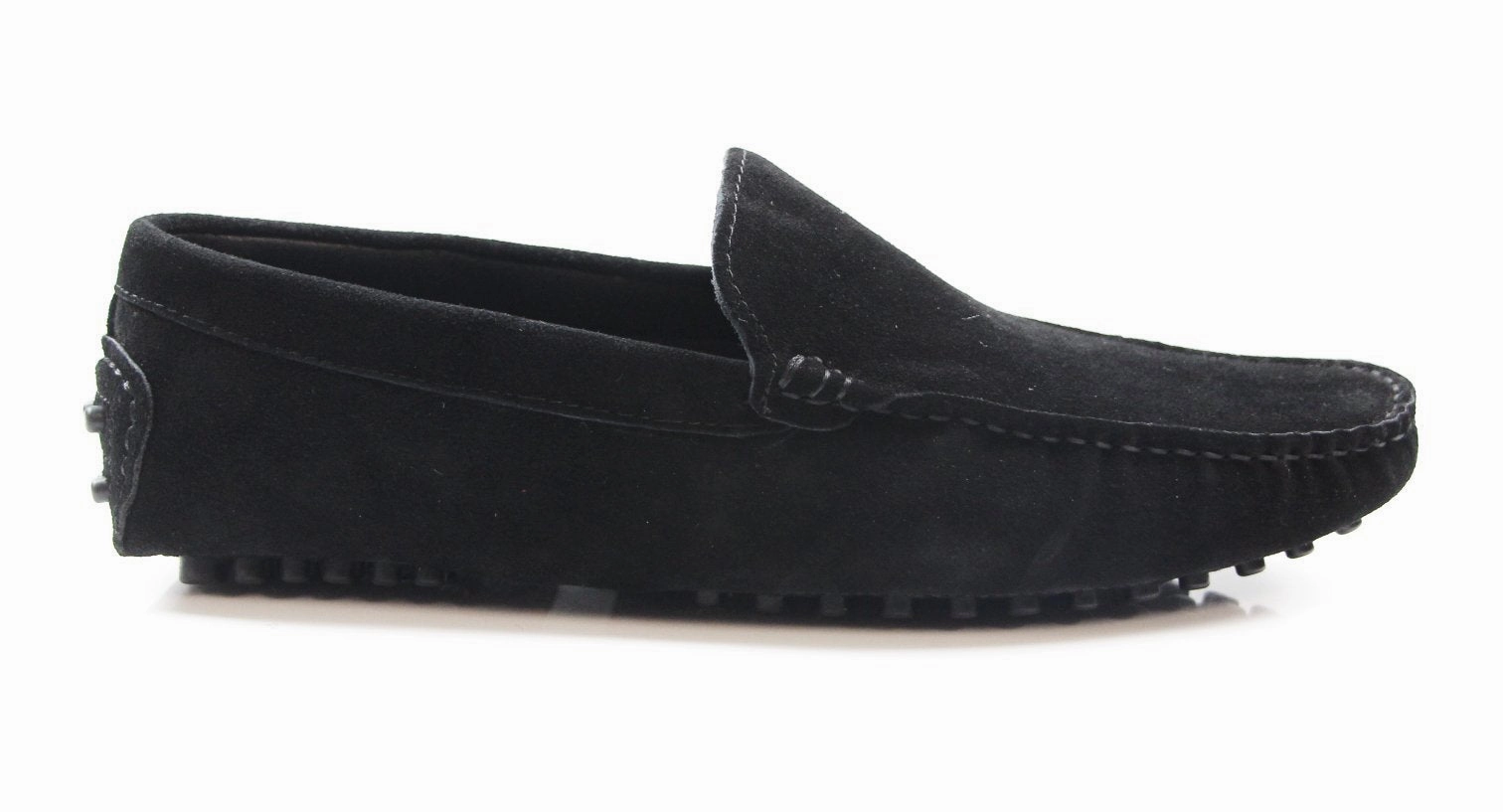 Lace Up Casual Shoes Mens Zasel Summer Slip On Black Suede Boat Shoes