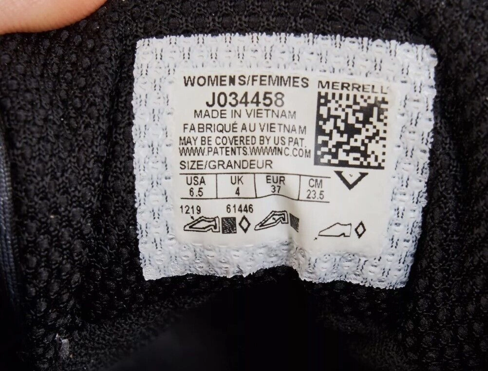 Custom Made Hiking Shoes Merrell Women's Siren Edge 3 Mid Waterproof Hiking Shoe J034458 Rock/Blue - 6.5