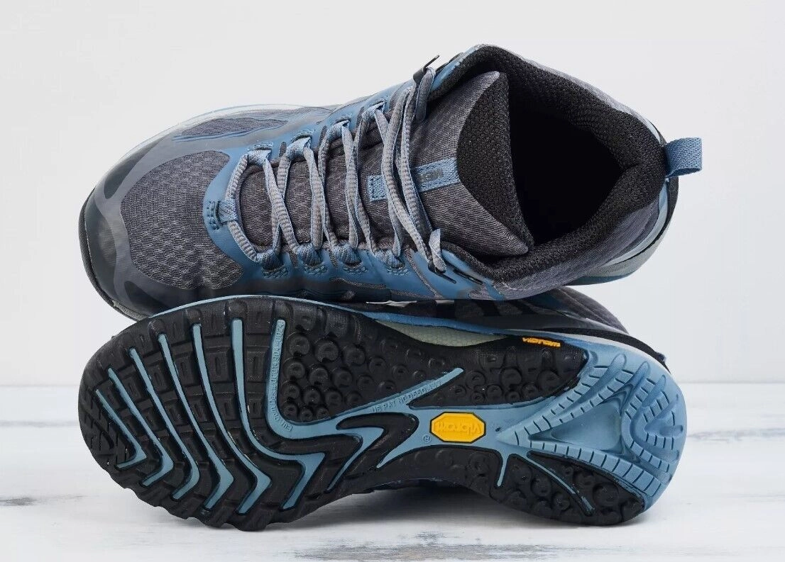 Merrell Women's Siren Edge 3 Mid Waterproof Hiking Shoe J034458 Rock/Blue - 6.5 Trail Runners Or Hiking Shoes