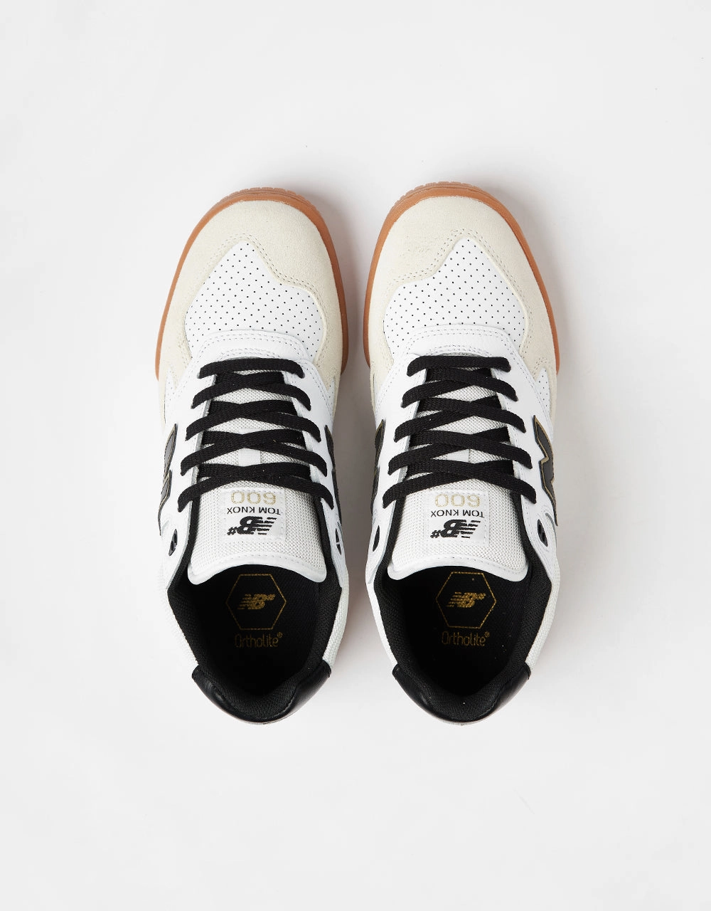 New Balance Numeric 600 Tom Knox Skate Shoes - White/Black New Balance 9060 Abzorb
