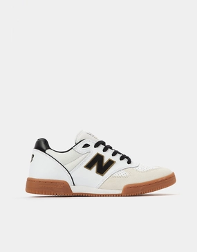New Balance Numeric 600 Tom Knox Skate Shoes - White/Black New Balance Orange