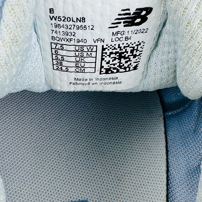New Balance 520 V8 Running Sneaker Shoes (Size 38) - W520LNB New Balance Basketball Shoes Kawhi