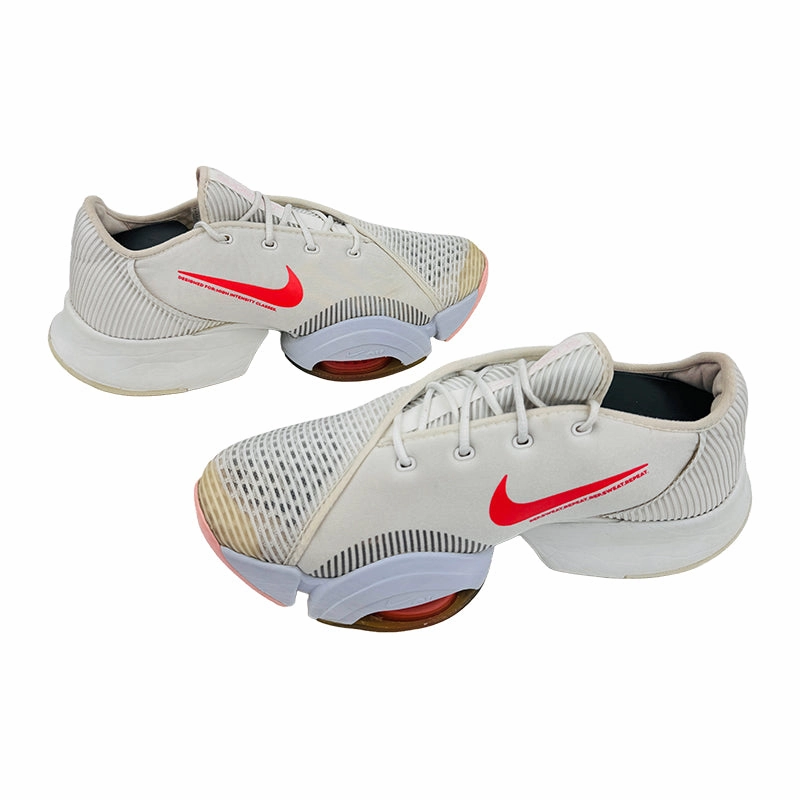 Nike Women's Air Zoom Superrep 2 White Shoes (Size 40.5) - CU5925-100 Cheap Baseball Trainer Shoes