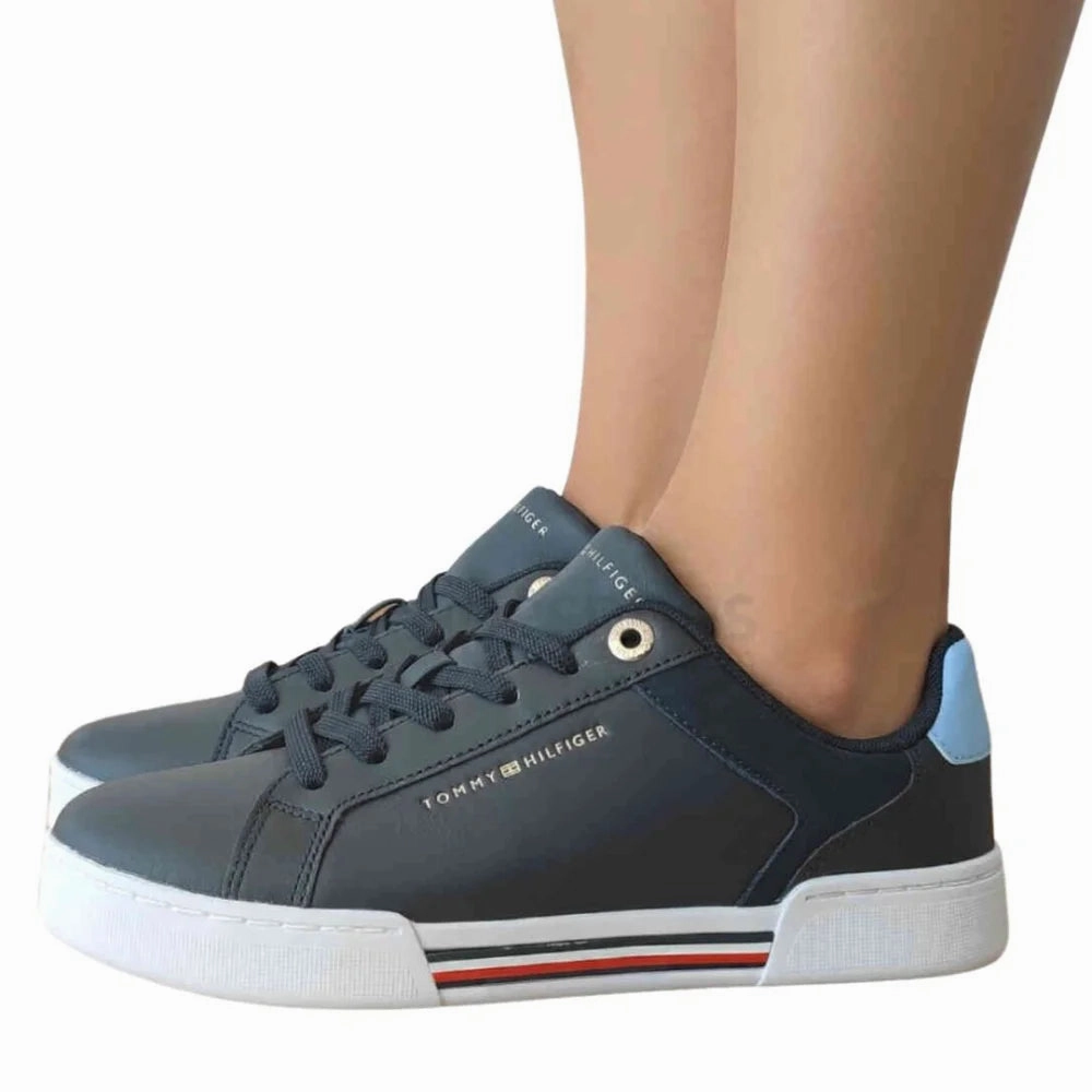 Jirdan Sneakers Tommy Hilfiger Court Sneaker Global Stripes Sneaker Women - NAVY