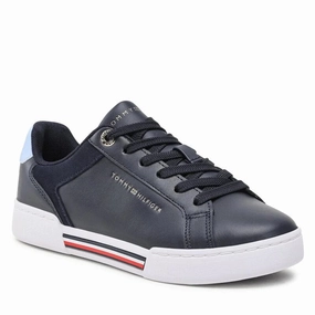 Woven Sneakers Tommy Hilfiger Court Sneaker Global Stripes Sneaker Women - NAVY