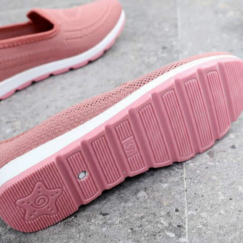 Professional Shoes For Flat Feet Mothers shoes, fabric loafers for women, casual sneakers for spring and summer, flat heels, breathable flat shoes