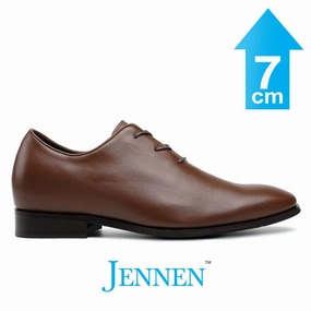 Mr. Assange Brown 7cm | 2.8 inches Taller Wedding Shoes for Men Huarache Run Casual Shoes