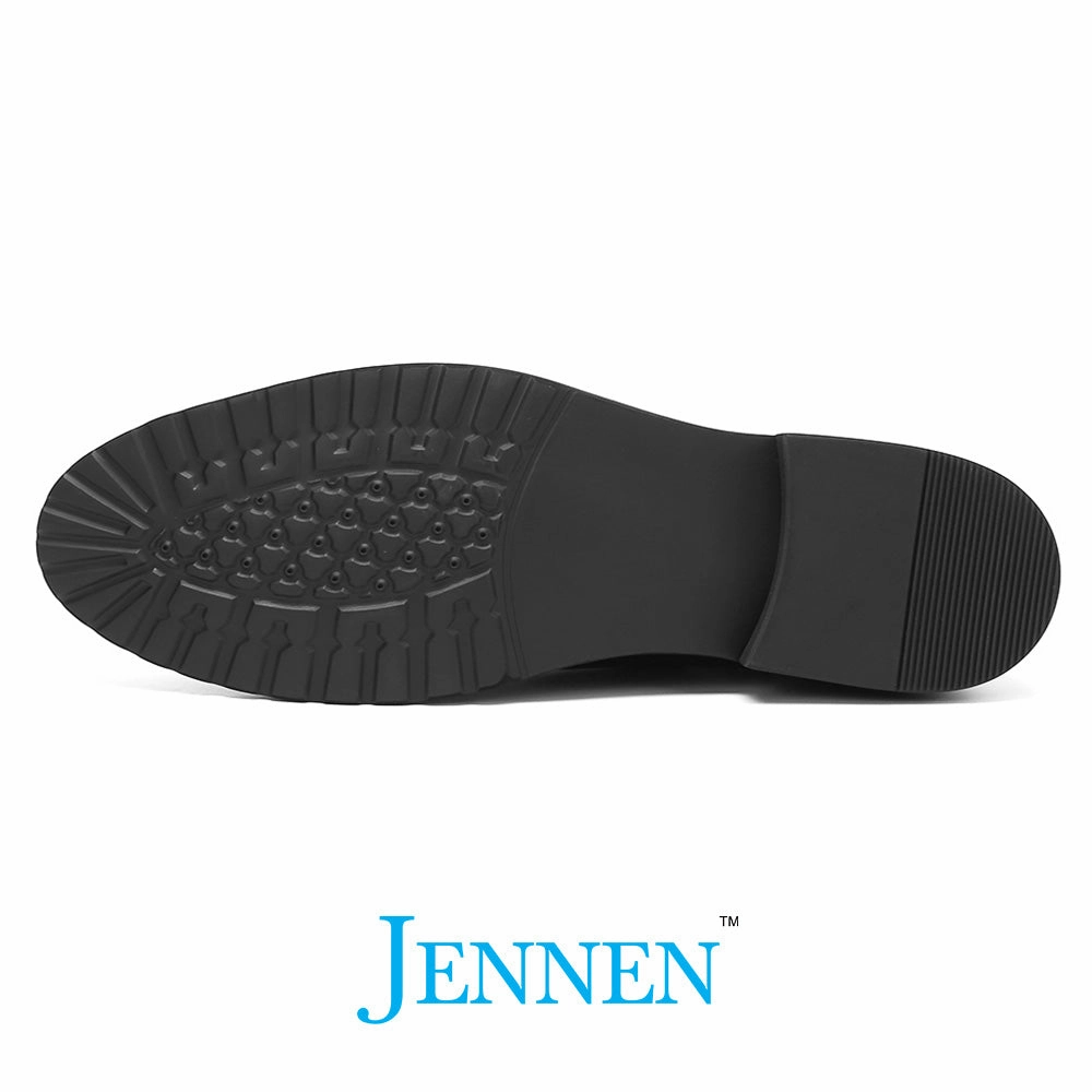 Mr. Tognetti 7cm | 2.8 inches All-Black Leather Height Increasing Boots Good Boots For Snow