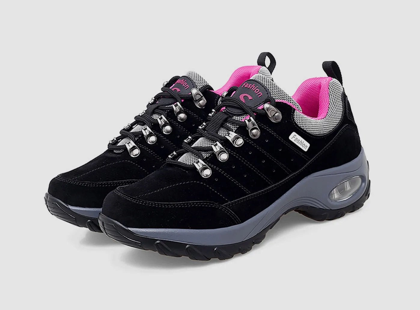 Hiking Shoes 101 FitVille Women's Air-cushioned Hiking Shoes