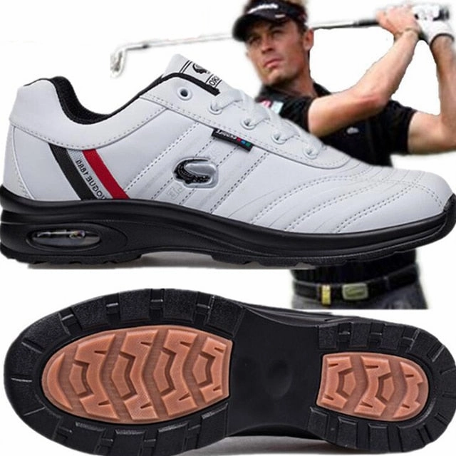 New 2019 men's golf shoes non-slip wear-resistant waterproof breathable sports shoes Metal Spikes For Golf