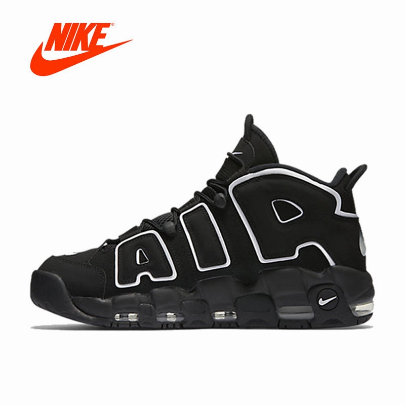 Asics Running Shoes Logo New Arrival Authentic Nike 2018 Hot Sell Air More Uptempo Men's Breathable Basketball Shoes Sports Sneakers
