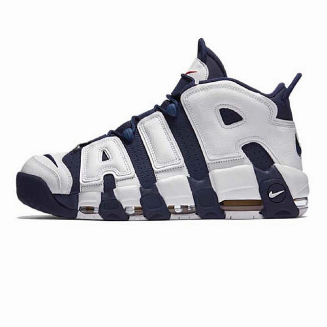 New Arrival Authentic Nike 2018 Hot Sell Air More Uptempo Men's Breathable Basketball Shoes Sports Sneakers Asics Trekking Shoes