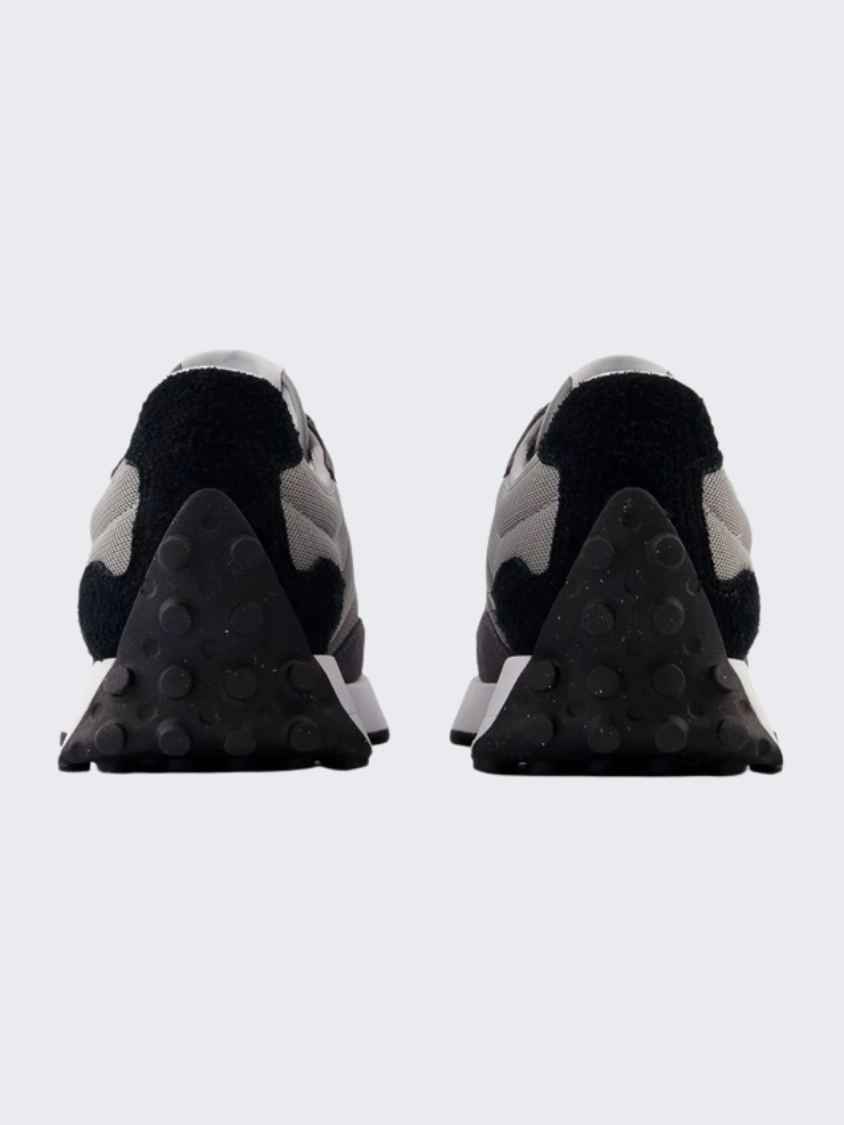 New Balance 327 Men Lifestyle Shoes Grey/Black/White New Balance Gum Bottom