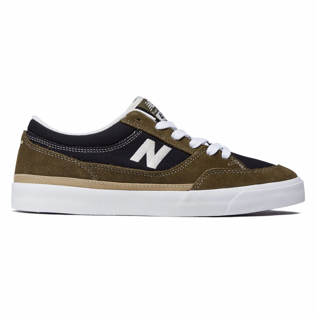 New Balance Good Arch Support New Balance 417 Villani Low Shoes - Dark Olive/Black