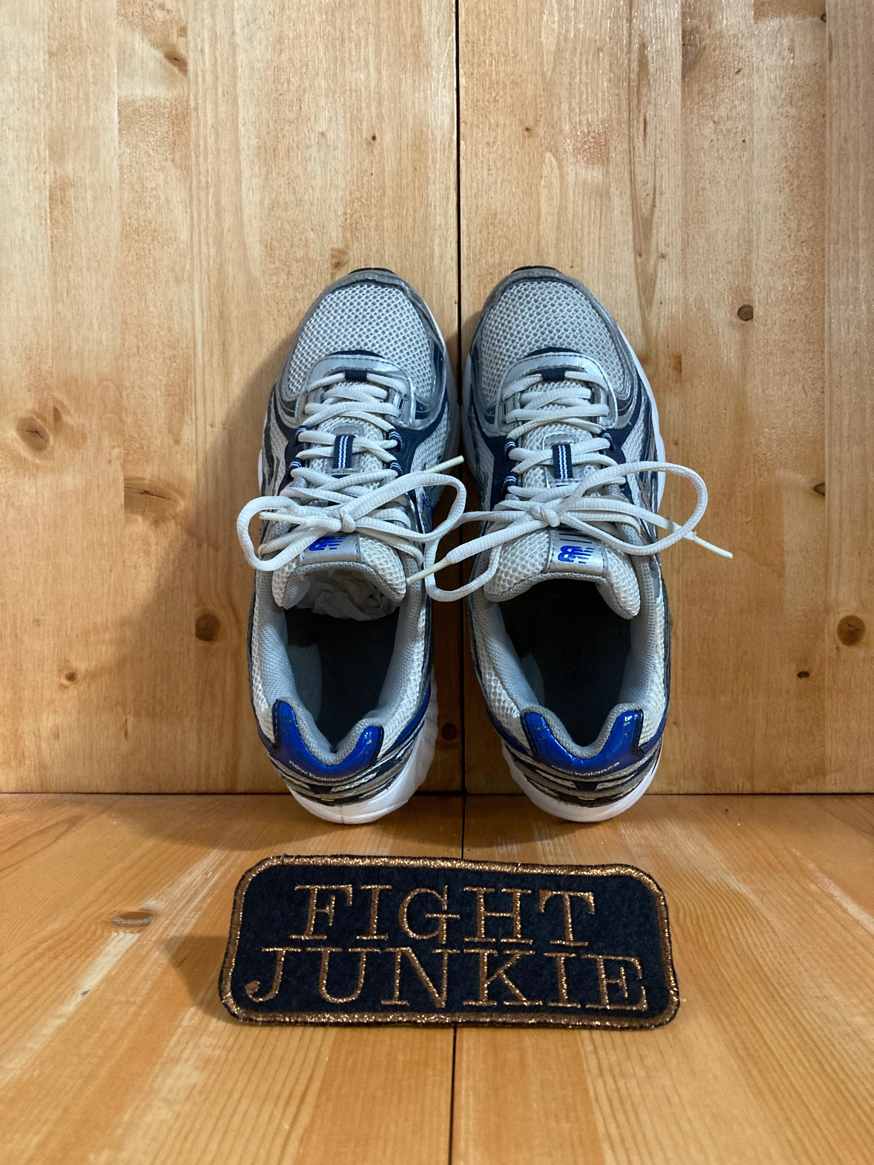 NEW BALANCE 425 Men Size 8.5D Running Training Shoes Sneakers Silver & Blue New Balance Running 530