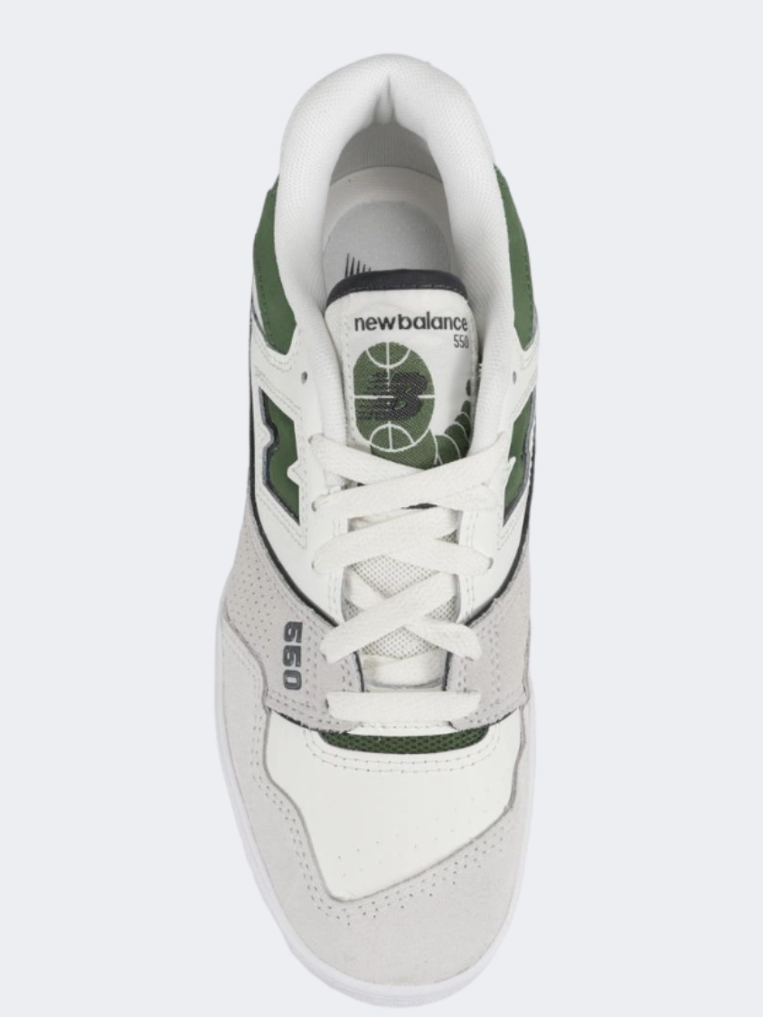 New Balance Soles New Balance 550 Women Lifestyle Shoes Sea Salt/Green