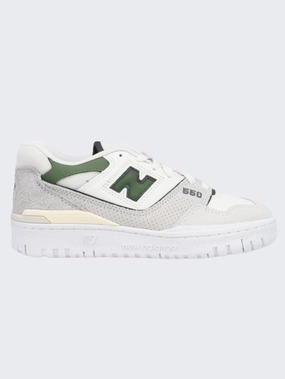 New Balance Wide Mens Shoes New Balance 550 Women Lifestyle Shoes Sea Salt/Green