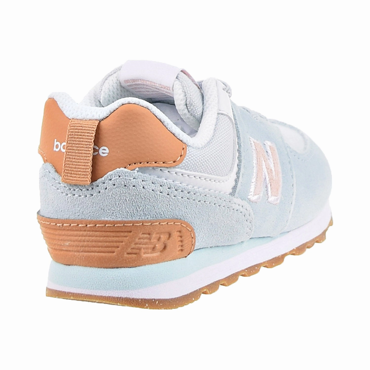 New Balance 574 Bungee Toddler's Shoes Morning fog-Pink haze Men's New Balance Classic 574