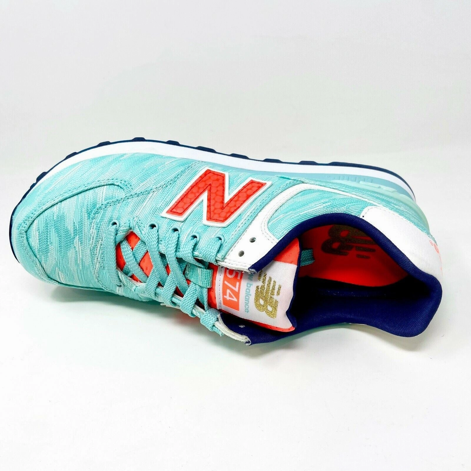Og New Balance New Balance 574 Classic Arctic Blue Womens Casual Shoes WL574SIB