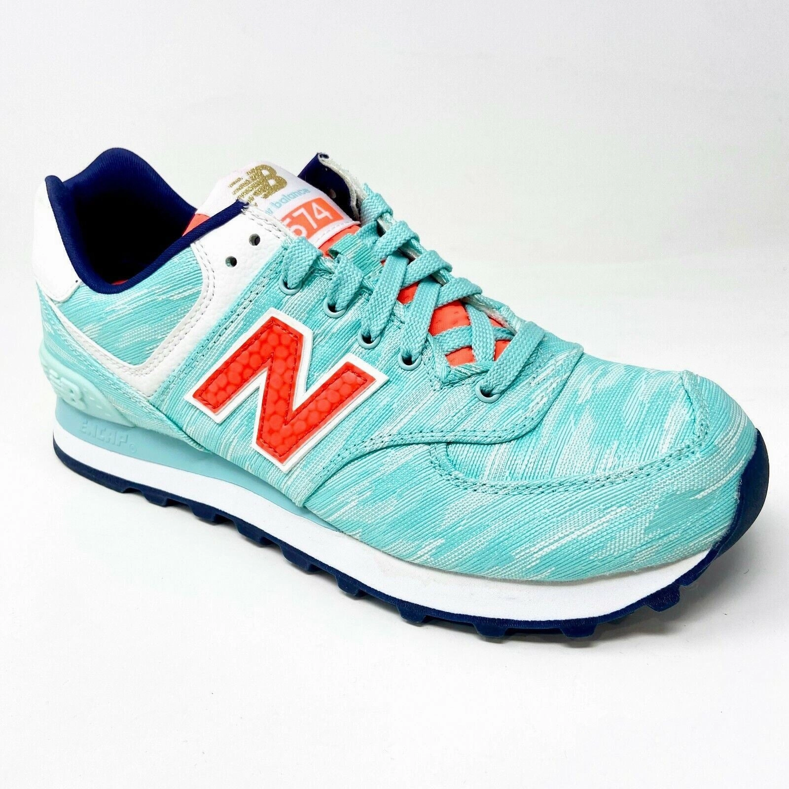 Women's New Balance Golf Shoes New Balance 574 Classic Arctic Blue Womens Casual Shoes WL574SIB