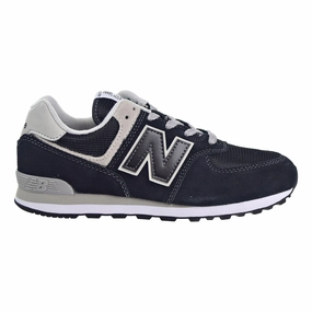 New Balance 574 Core Big Kid's Shoes Black/Grey New Balance Woman Black