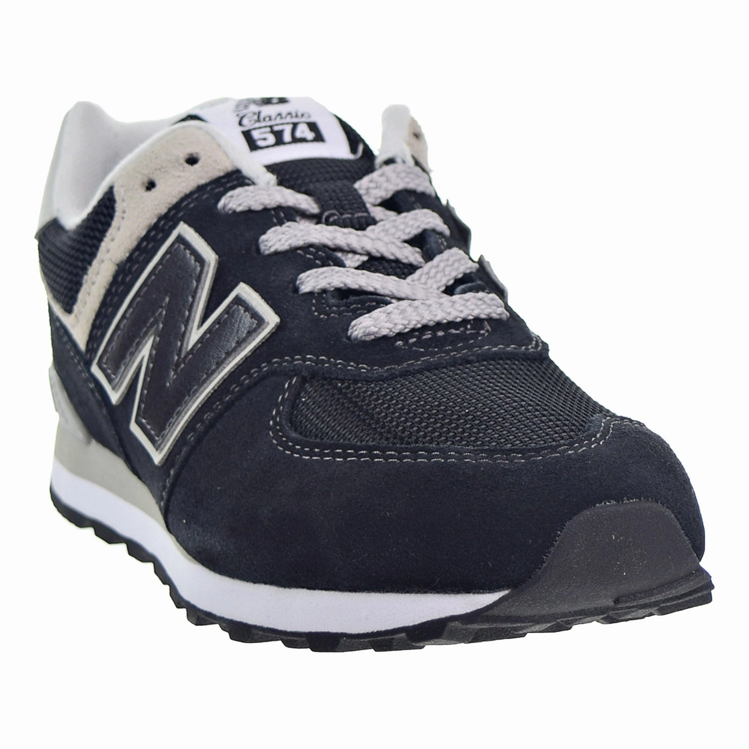 New Balance 574 Core Big Kid's Shoes Black/Grey Light Pink New Balance 530
