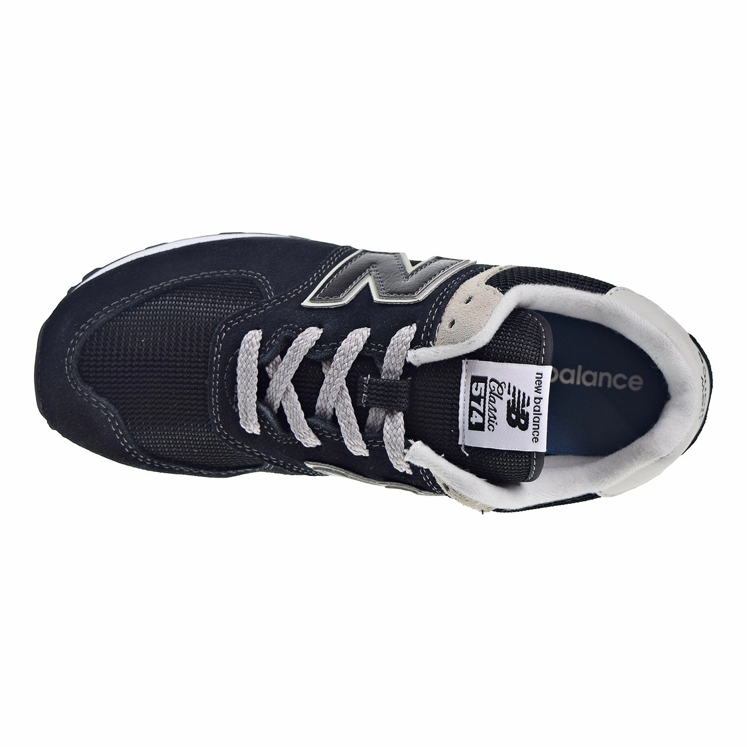 New Balance 574 Core Big Kid's Shoes Black/Grey Beige New Balance Women's