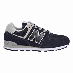 New Balance 574 Core Big Kid's Shoes Black/Grey New Balance Ww512