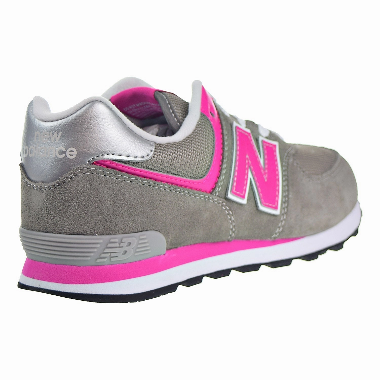 New Balance 574 Core Big Kid's Shoes Grey/Pink New Balance 327 Sneakers Pearl