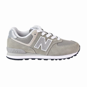 New Balance Wide Toe Box Walking Shoe New Balance 574 Core Little Kid's Shoes Grey/Grey