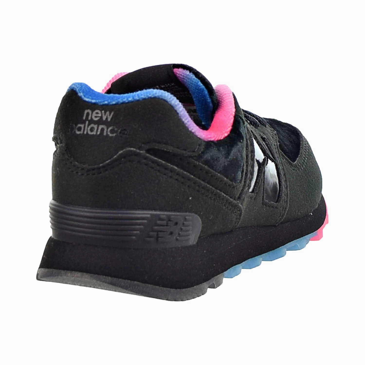 New Balance 574 Little Kids' Shoes Black-Pink-Blue New Balance 550 White