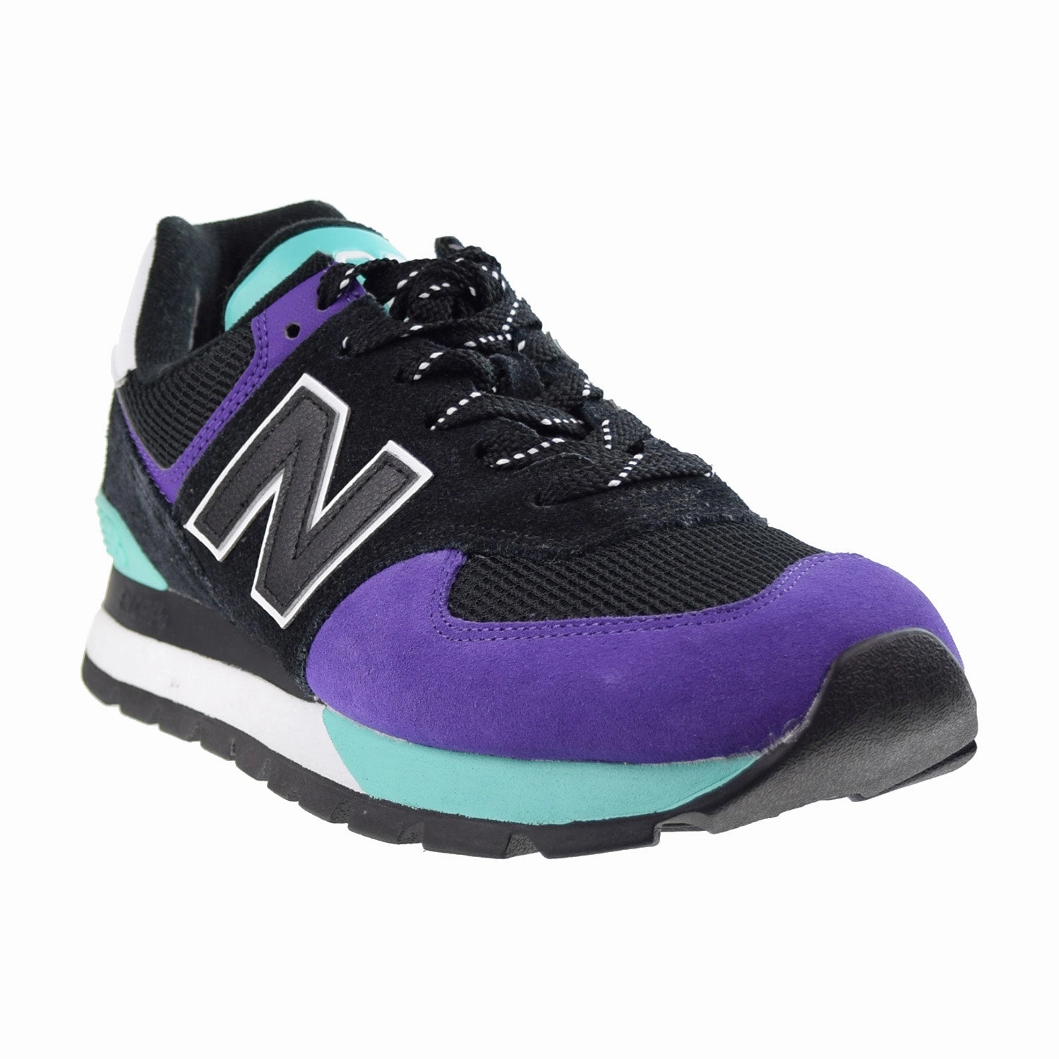 New Balance Navy Red New Balance 574 Men's Shoes Rugged Black-Prism Purple