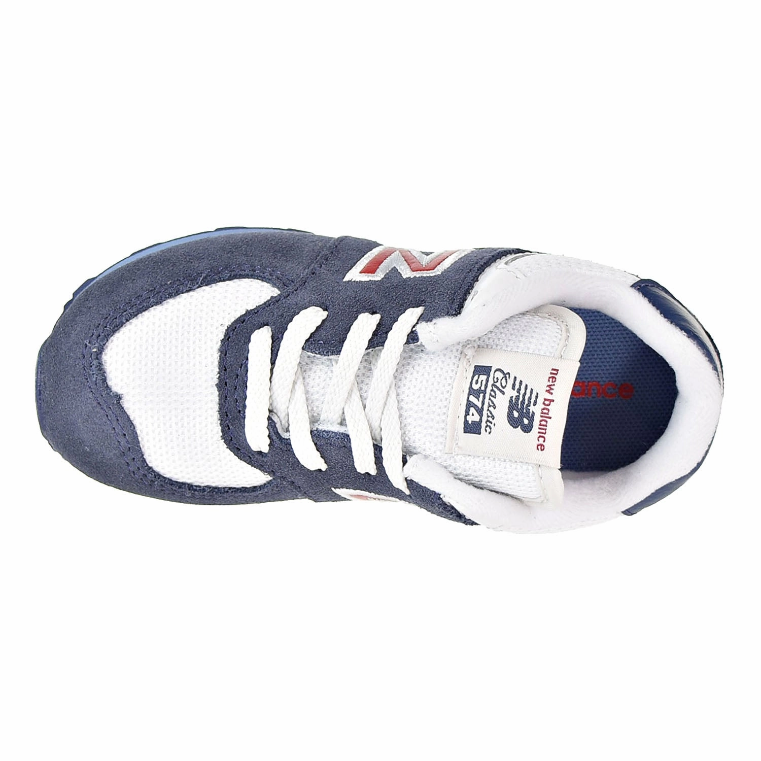 New Balance 574 Serpent Luxe Toddler's Shoes Navy Blue/White New Balance Shoes Victoria Bc
