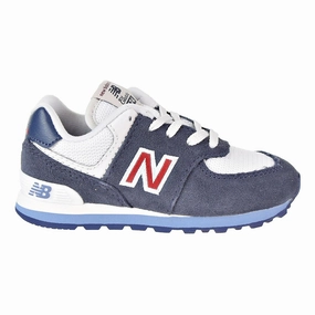 New Balance 574 Serpent Luxe Toddler's Shoes Navy Blue/White New Balance 550 White Blue Haze