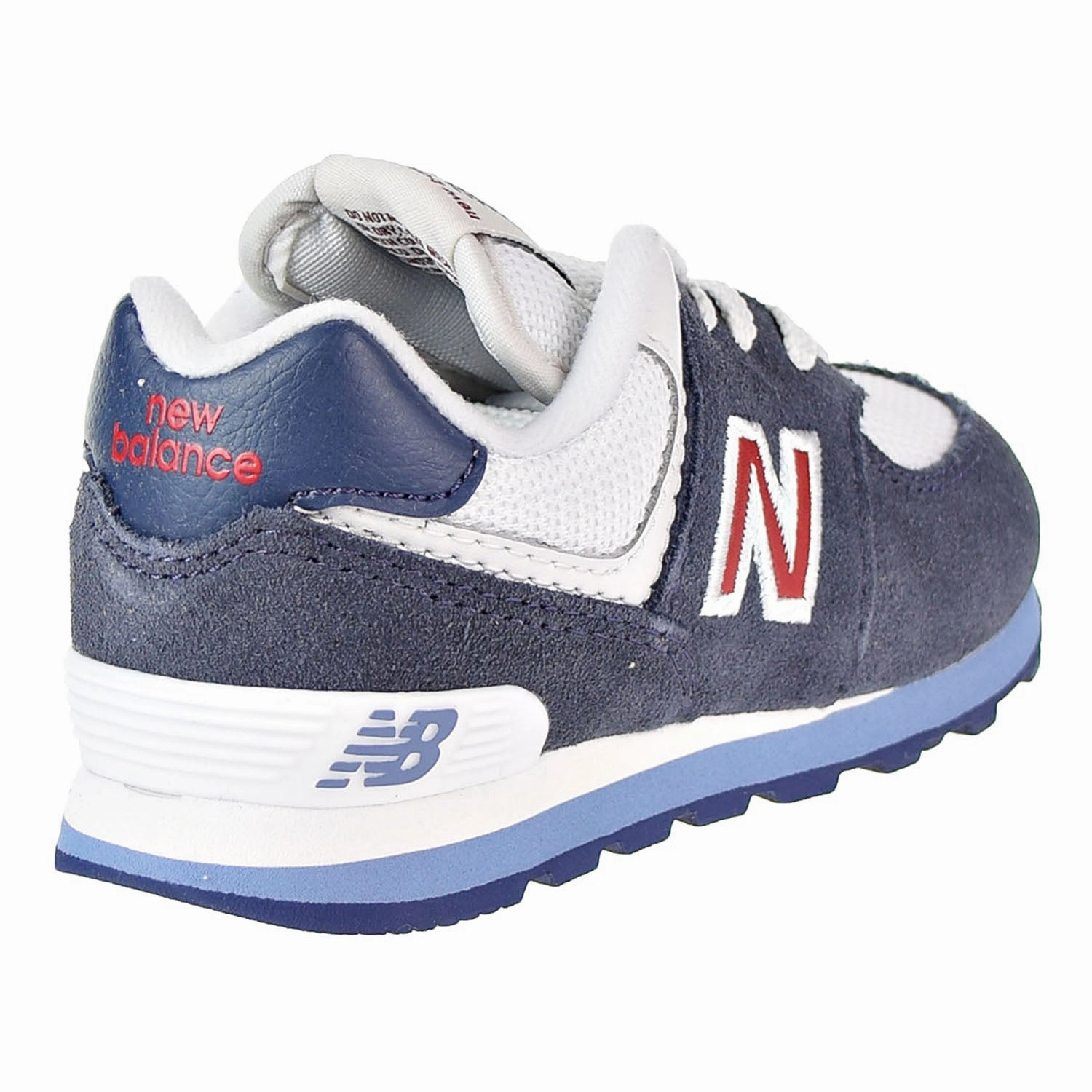 New Balance 574 Serpent Luxe Toddler's Shoes Navy Blue/White New Balance Ws327fe
