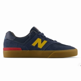 New Balance 574 Skate Shoes Vulc Blue Indigo/ Gum New Balance Fresh Foam Metal Cleats