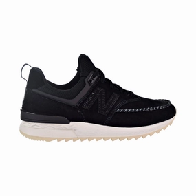 New Balance 574 Sport Mens Shoes Black/Sea Salt Order New Balance Shoes Online
