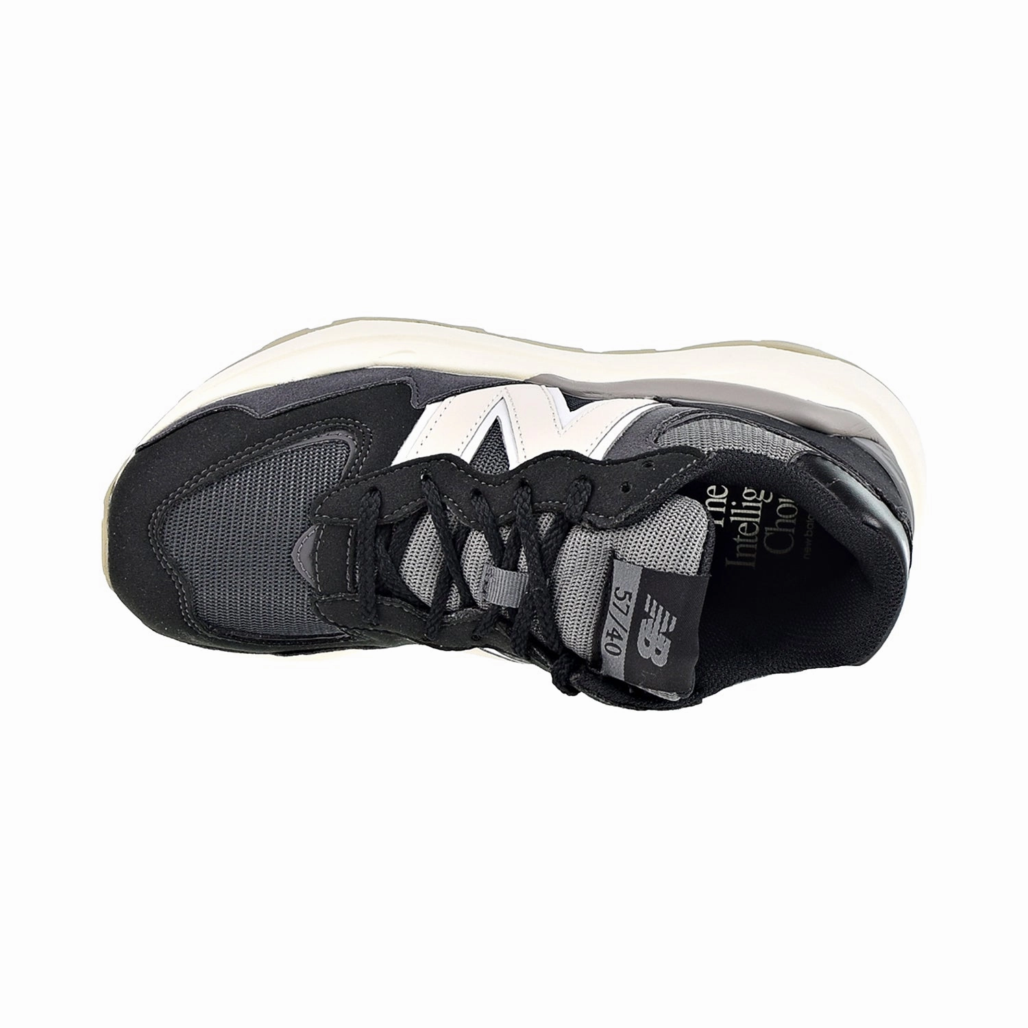 Blue New Balance New Balance 57/40 Big Kids' Shoes Black-Beige